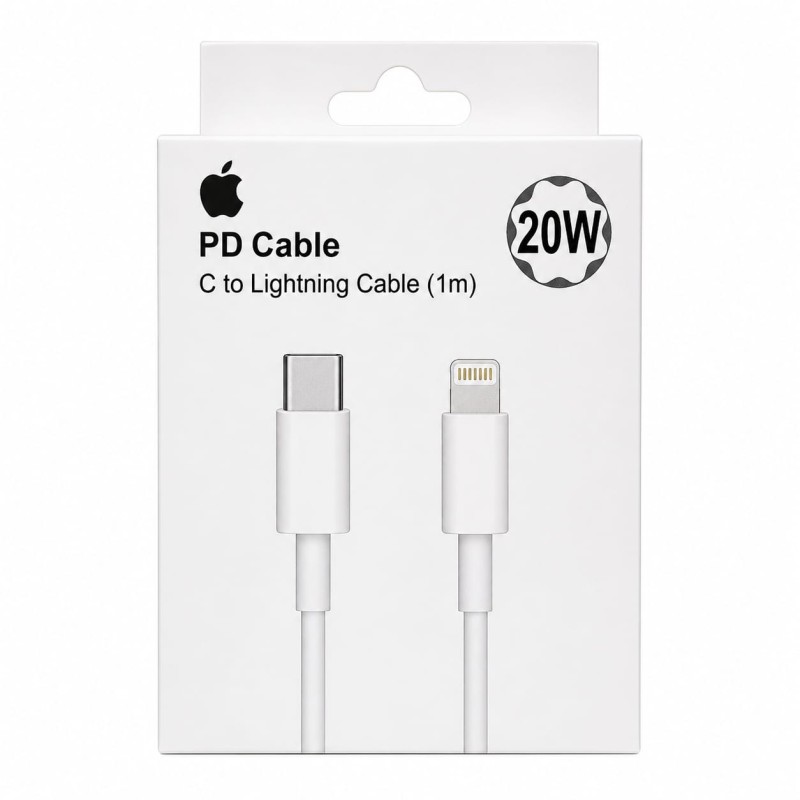 Apple 20W PD USB-C to Lightning Fast Charging Cable (1 Meter)