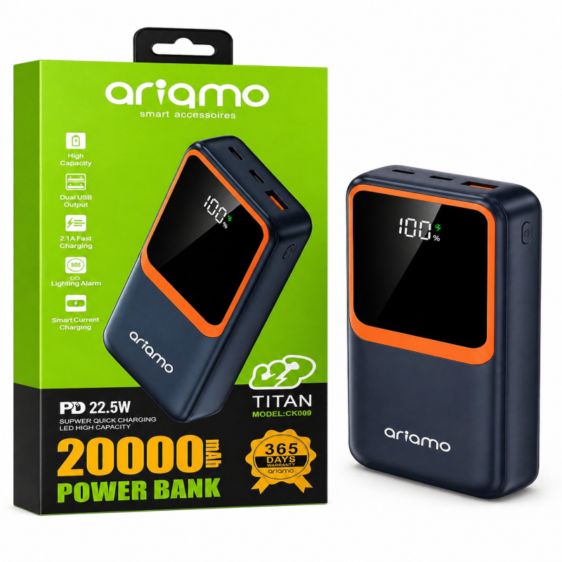 Ariamo Titan CK009 20000mAh 22.5W Power Bank
