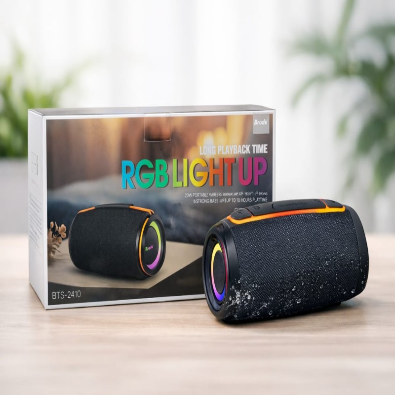 BTS-2410 RGB Light Up Wireless Speaker