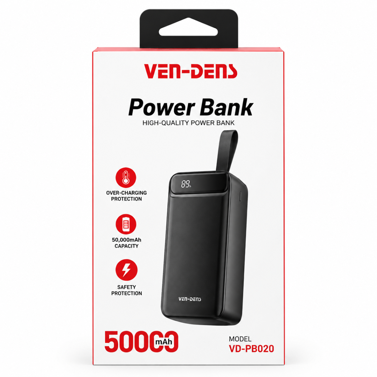 VEN-DENS VD-PB020 50000mAh 22.5W Fast Charging Power Bank