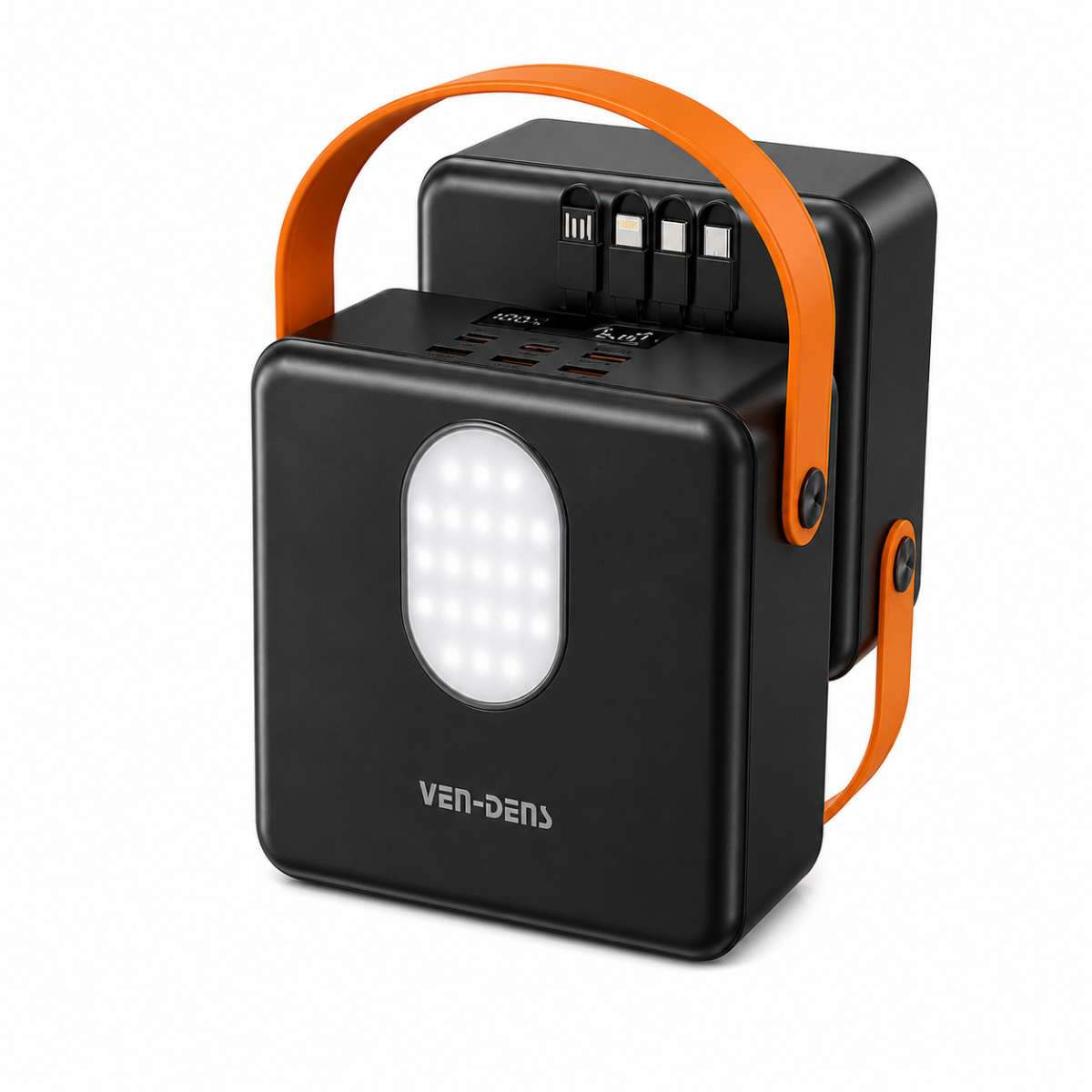 VEN-DENS VD-PB077 120000mAh Fast Charging Power Bank with LED Light